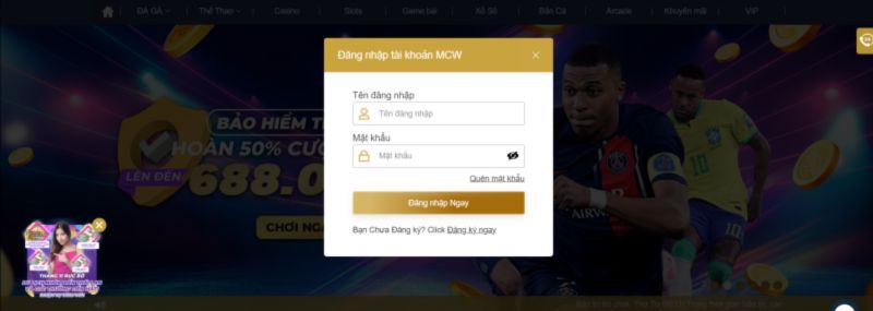 Hướng dẫn rút tiền tại casinomcw qua các bước chi tiết